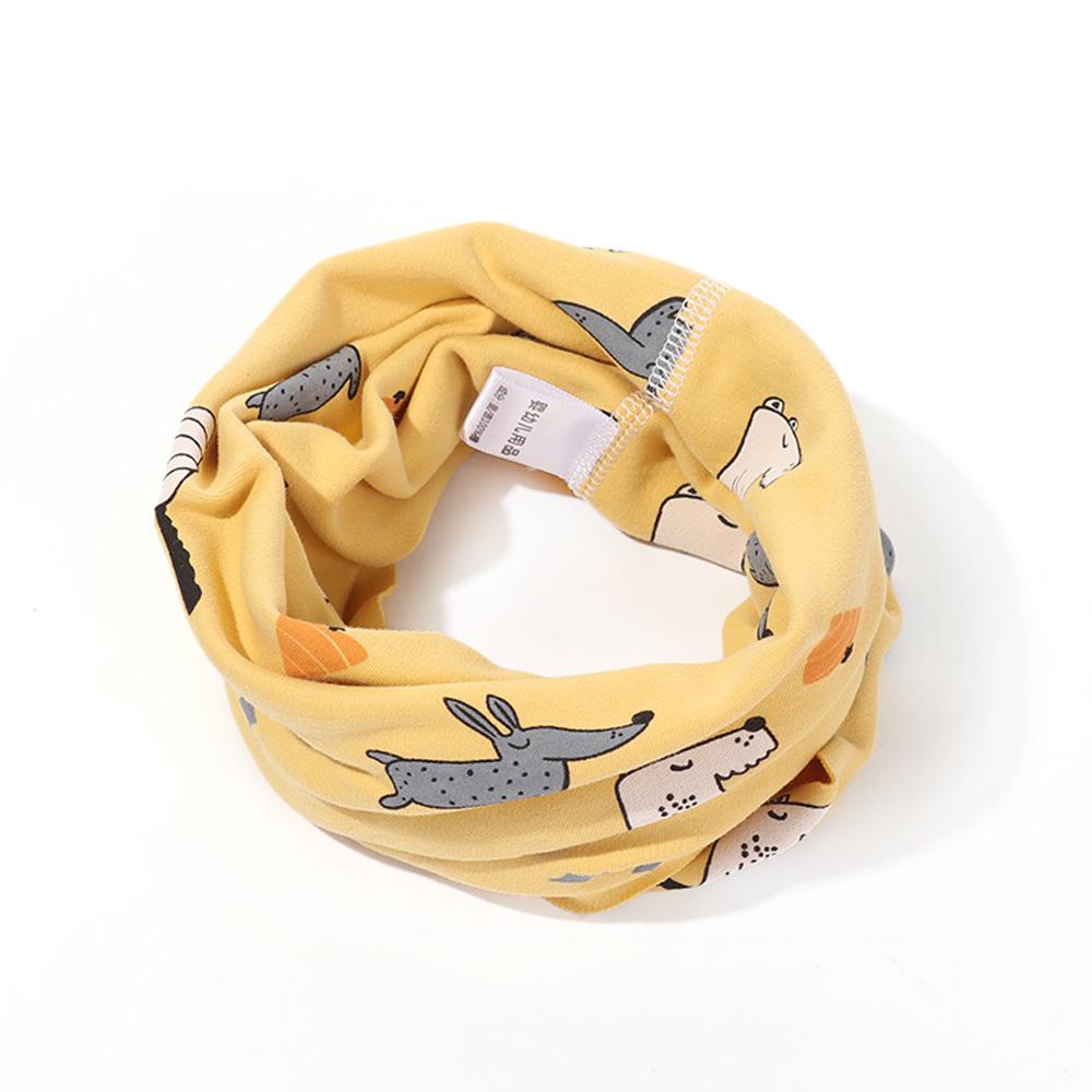 Khăn Choàng Cổ Dài Che Mặt Chống Gió Chất Liệu Cotton Cho Bé