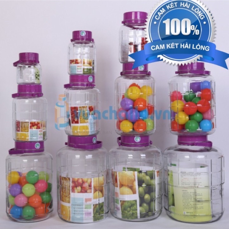 Bình ngâm rượu thuỷ tinh 30l-20l-15l-10l-5l-3l-2l hàng dày loại 1
