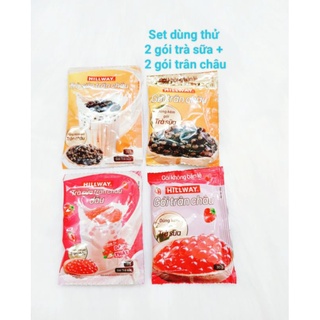 Set 1 gói trà sữa + 1 gói trân châu