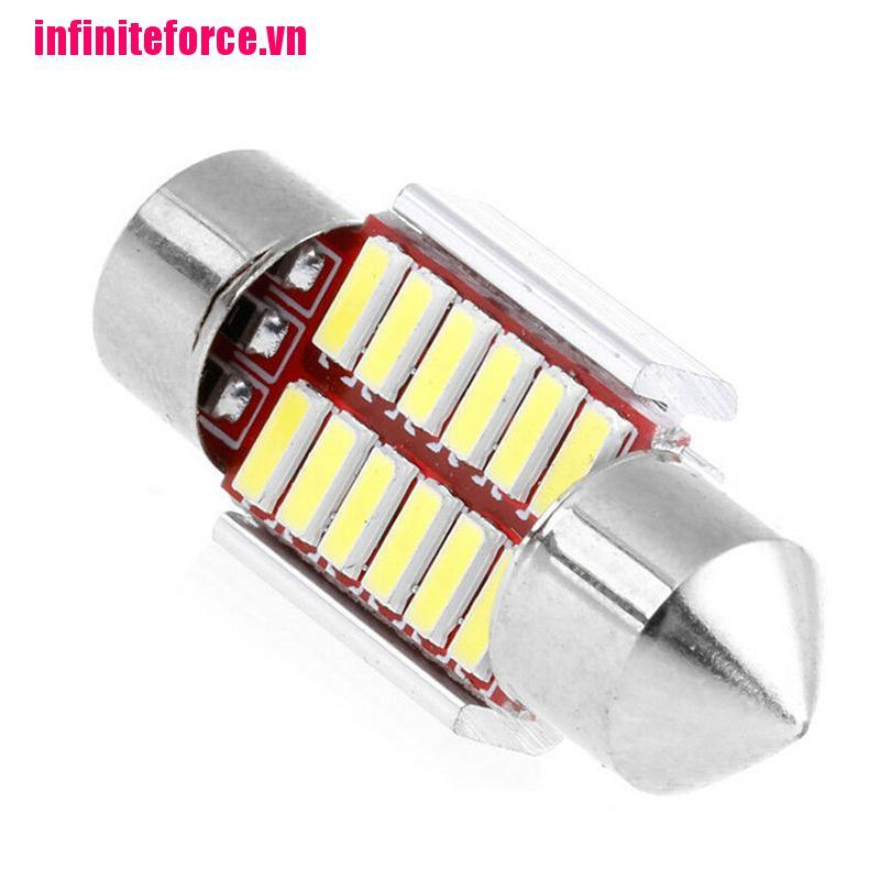 Bộ 2 Đèn LED Đa Năng 31mm 4014 12SMD C5W Cho Xe Hơi