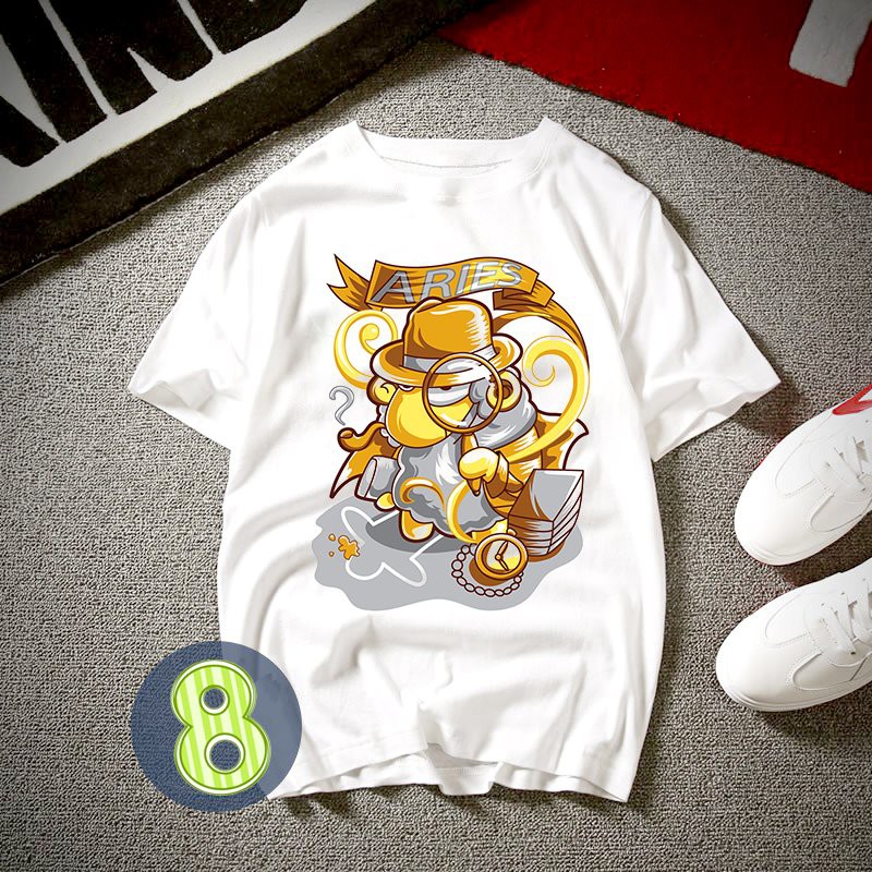 Áo thun unisex phong cách in hình họa tiết hoạt hình thời trang ATN458