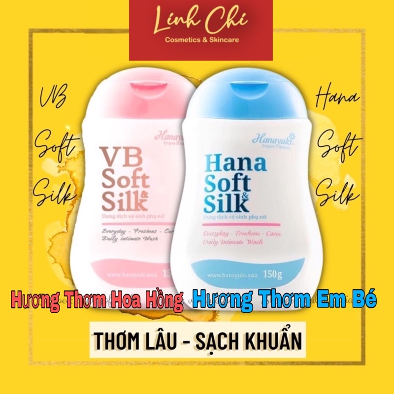 Dung Dịch Vệ Sinh Phụ Nữ Hana Soft Silk Hanayuki