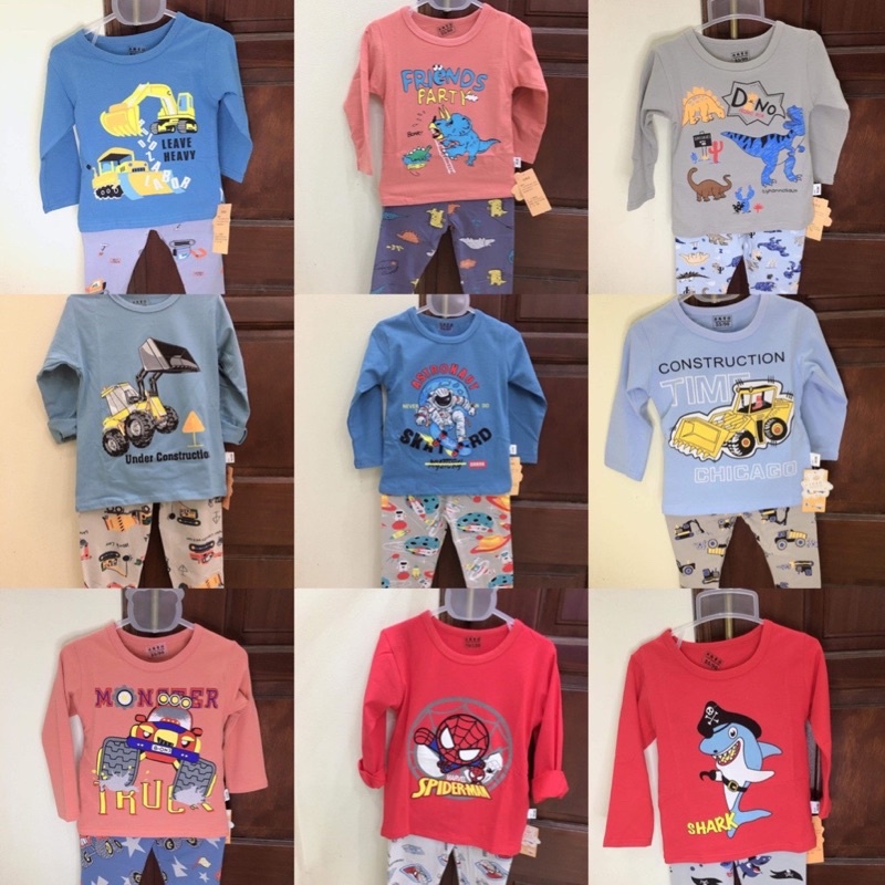 Bộ cotton thu đông cho bé