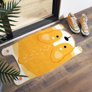 Thảm chùi chân cún Corgi dễ thương