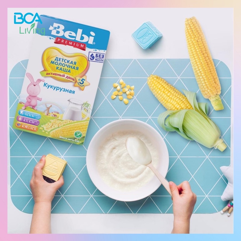 Bột ăn dặm trẻ em Bebi - trên 4 tháng và từ 9 tháng tập nhai