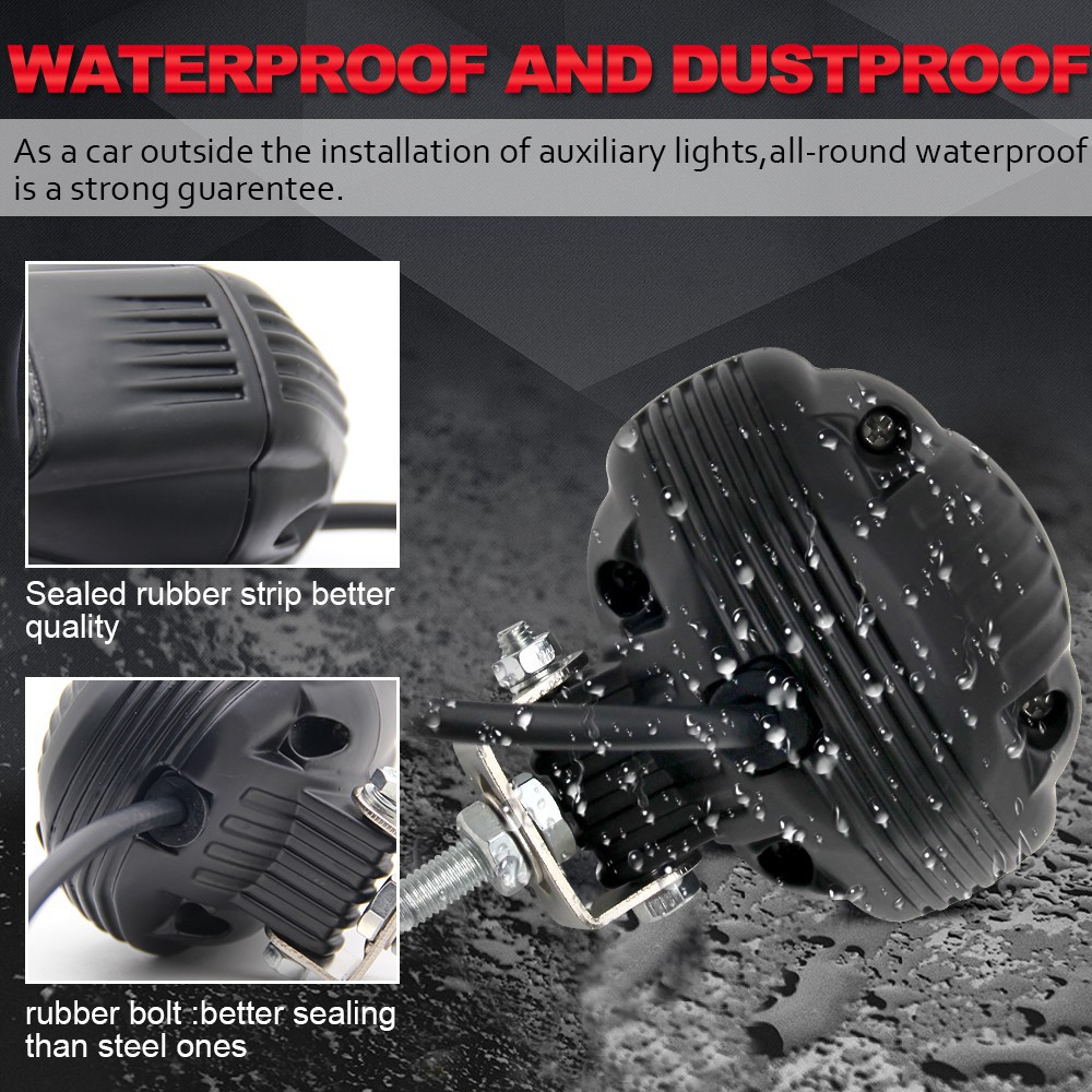 UNI-SHINE Thanh Đèn Led 3.6 Inch 25w 12v 24v Cho Xe Địa Hình Atv Suv Pickup 4wd 4x4