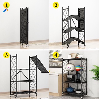 Kệ thép gấp gọn đa năng loại 3, 4 tầng