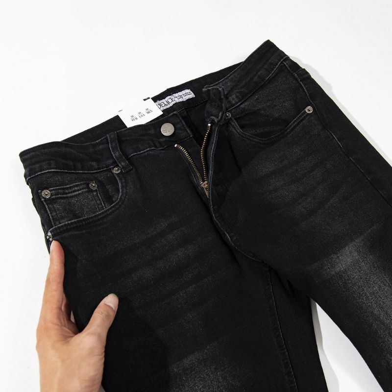 Quần bò jean đen mài cao cấp 4 mùa | BigBuy360 - bigbuy360.vn