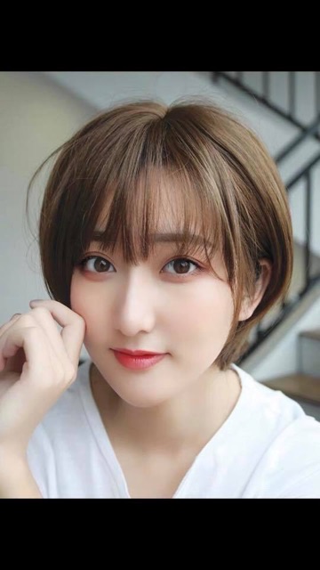 Tóc giả tomboy nam nữ tặng lưới chùm