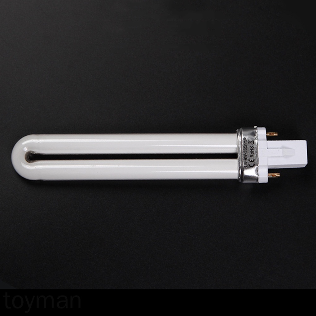 [Hàng mới về] 4 Bóng đèn UV hình chữ U 9W 365nm chuyên dụng hong khô sơn móng tay