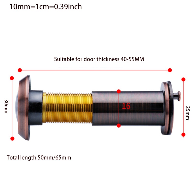 Mắt thần ẩn gắn cửa ra vào quan sát bên ngoài tăng cường bảo mật có miếng che bảo vệ riêng tư chuyên dụng