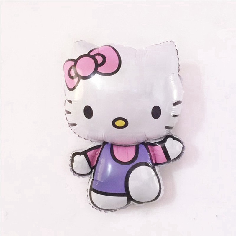 Set 33 Bong Bóng Hello Kitty Trang Trí Tiệc