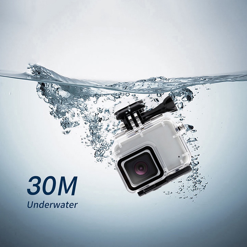 Vỏ Bọc Chống Thấm Nước Màu Bạc/Trắng Cho Gopro Hero 7