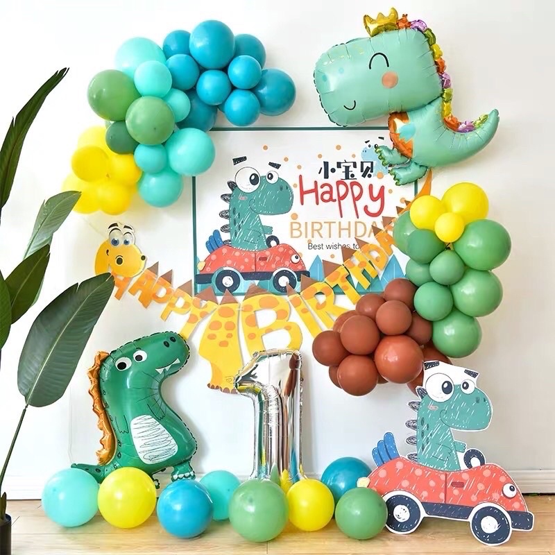 Bóng khủng long dễ thương , phù hợp với tiệc sinh nhật hoặc party