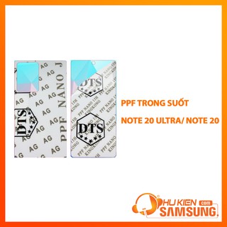 PPF Note 20 Ultra/ Note 20 ( Trong Suốt, Nhám ) Full Màn Không Có Bọt Khí
