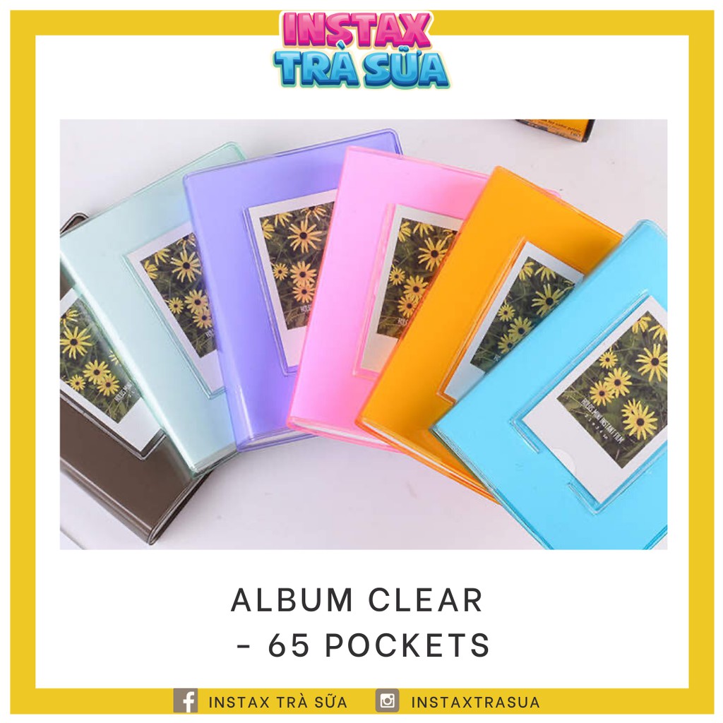 ALBUM INSTAX MINI (65 ảnh) - CLEAR GLOW GLOW!!