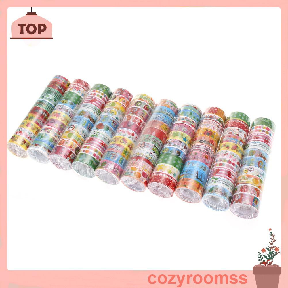 Cozyroomss 10pcs 1.5cmx2.5m Paper Tape