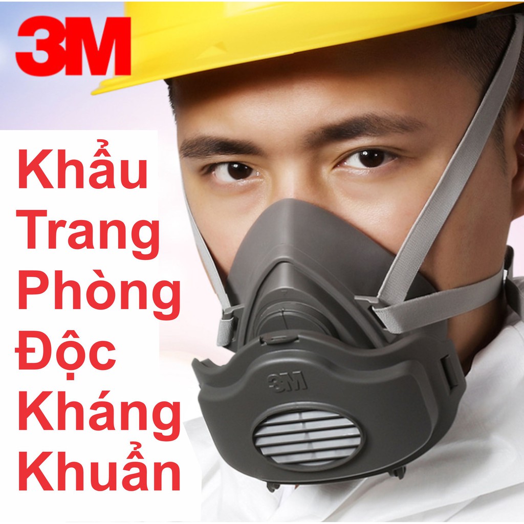 [ Chính Hãng Rẻ Nhất ]Khẩu Trang Phòng Độc Chống 3M 3200