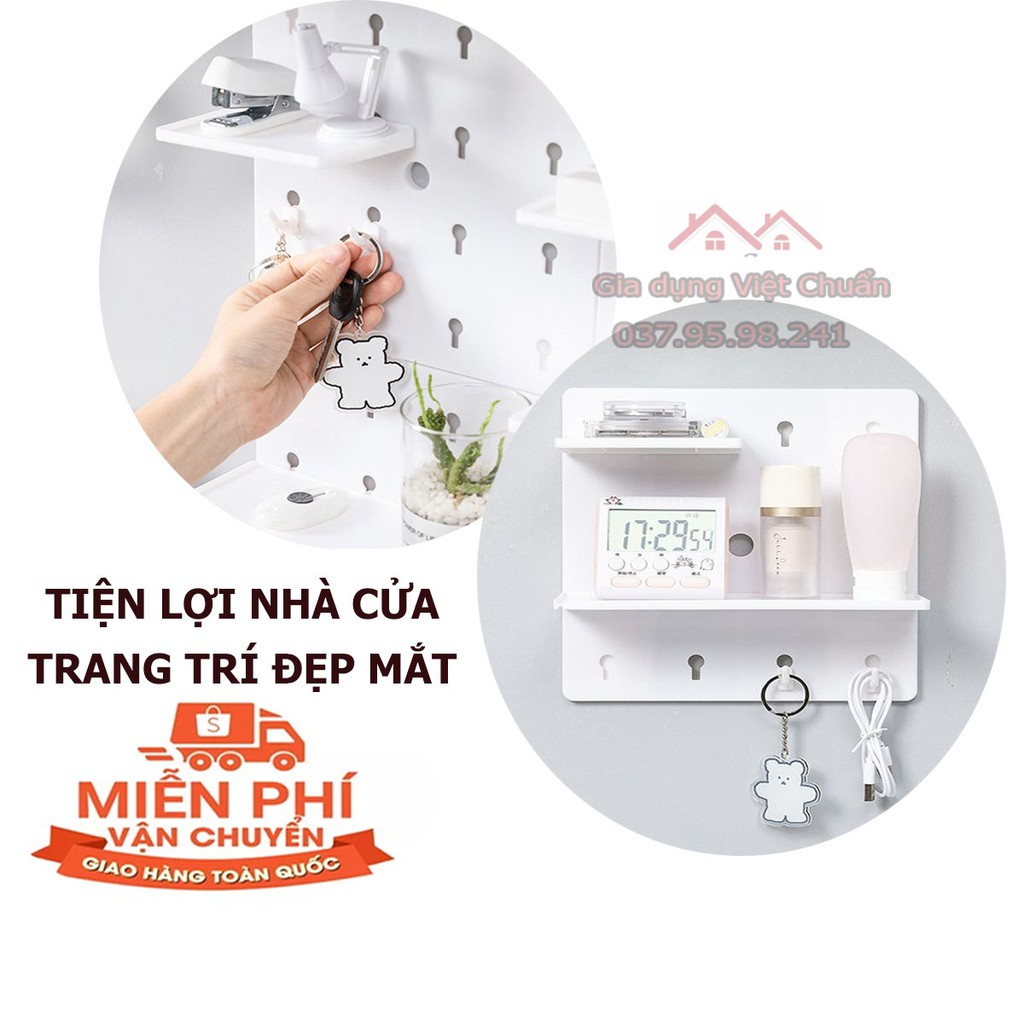 Kệ dán tường trang trí tiện ích đa năng tiện ích siêu chắc giá đựng đồ linh tinh đẹp sk286