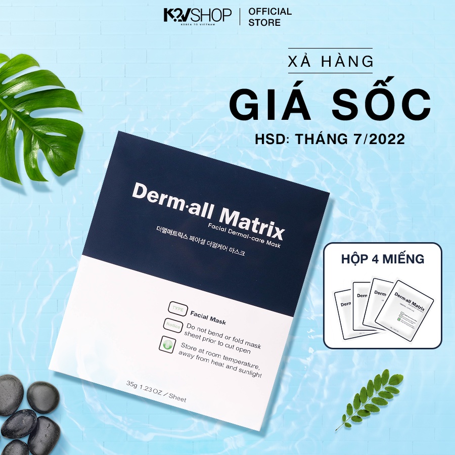 Mặt nạ dưỡng trắng da cao cấp Derm all Matrix 35g