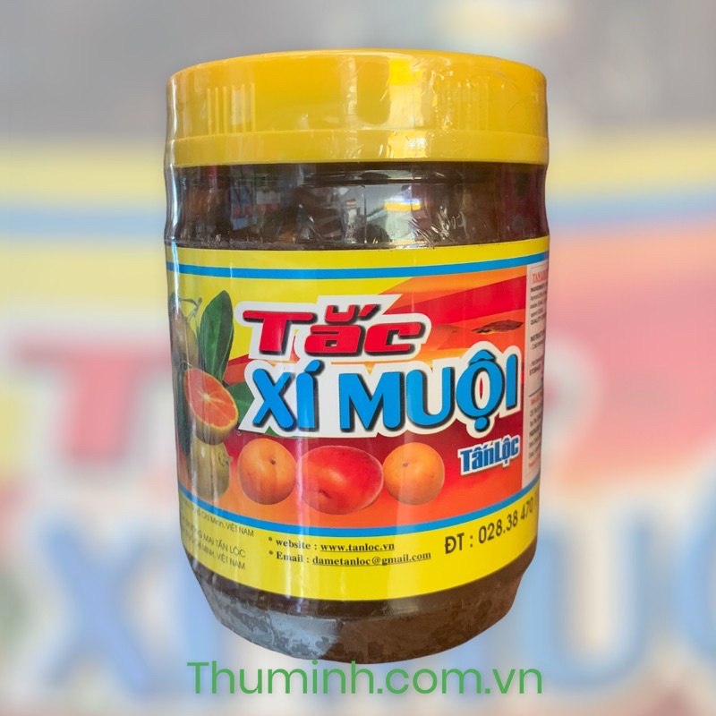 Tắc Xí Muội Tấn Lộc Hũ 900gr