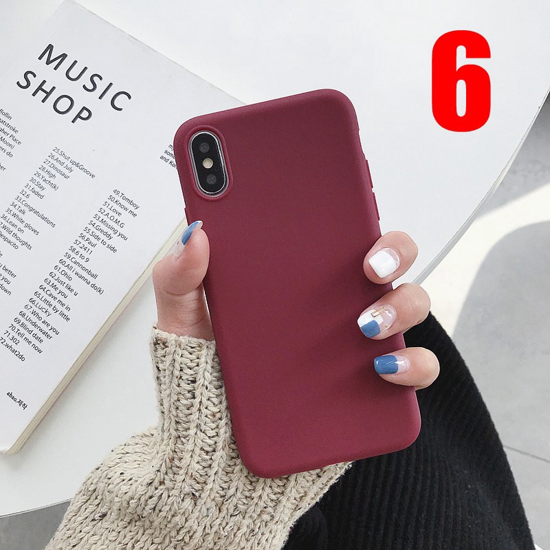 Ốp Điện Thoại TPU Mềm Màu Kẹo Macaron Cho OPPO A93 F1S A59 A71 A71K A92 A15 A15S F9 F11 Pro A5S A7 A37 A3S