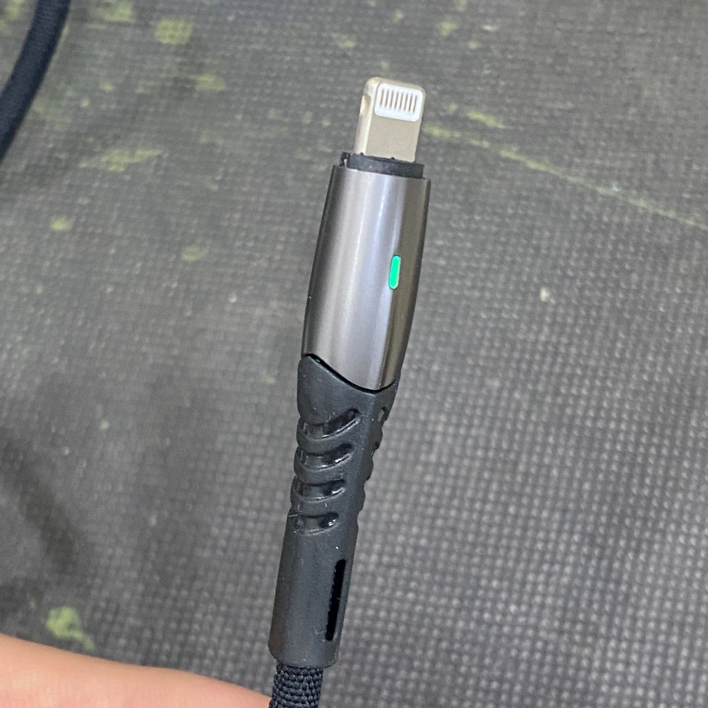 Dây cáp sạc cho IPđèn Led RGB,dây xạc bọc dù iphon tablet táo sạc nhanh-KLH