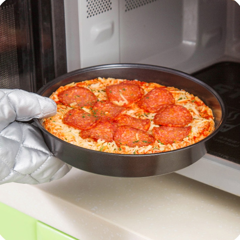 1pc Khay Nướng Bánh Pizza Hình Tròn 8 &quot;Chống Dính