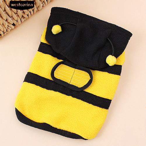 Áo nỉ họa tiết chú ong xinh xắn cho thú cưng