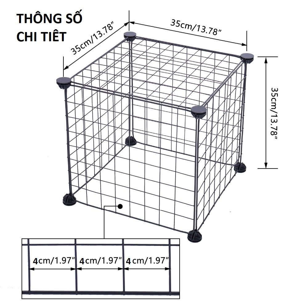 Miếng ghép Chuồng Chó Mèo, Chuồng cho chó mèo tự lắp ráp