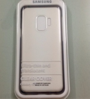 Ốp hãng clear cover samsung S9