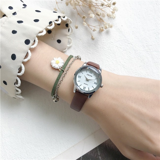 Đồng hồ thời trang nữ Lolita chính hãng, dây da cực êm tay, mẫu mới nhất, chống nước tốt ( Mã: LLT )