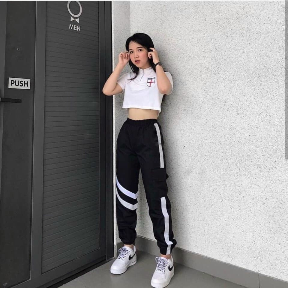 quần jogger kaki dạ quang siêu hot hit, cá tính cho nam nữ