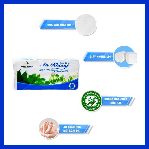 Giấy Vệ Sinh Cuộn Nhỏ An Khang Inno10 (AKI10)