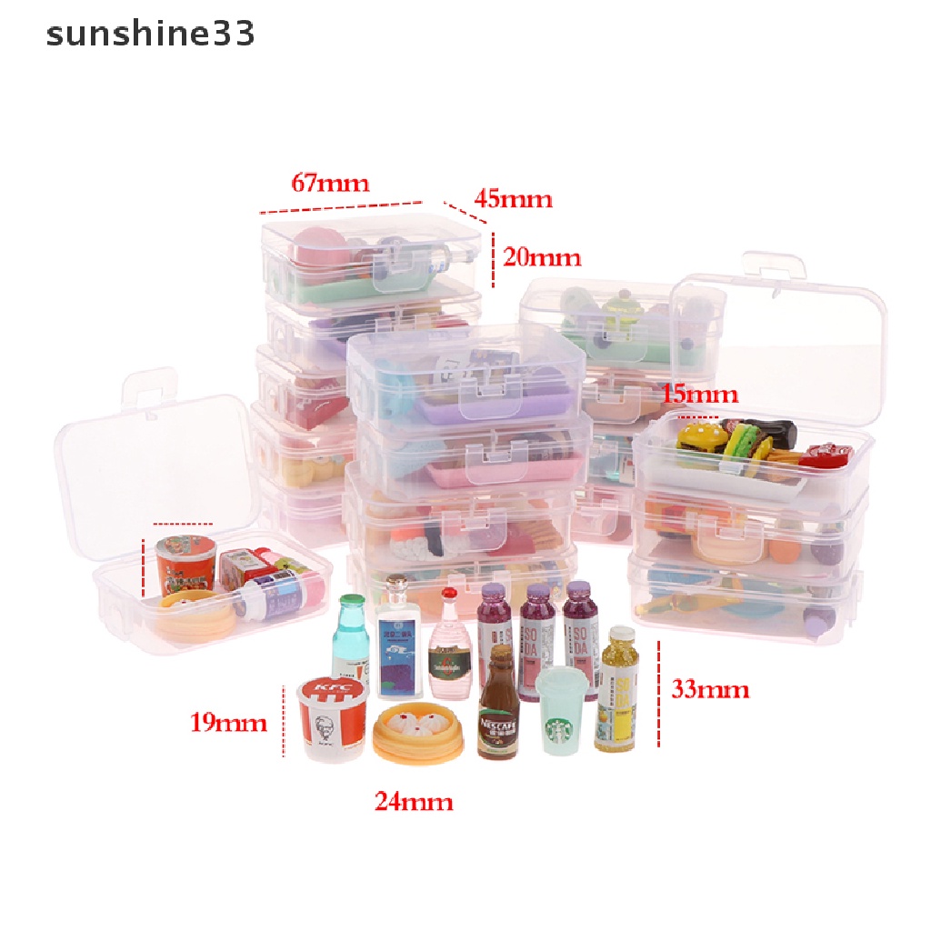 Bộ 5 Chai Nước Uống Mini Tỉ Lệ 1: 12 Dễ Thương Dùng Trang Trí Nhà Búp Bê