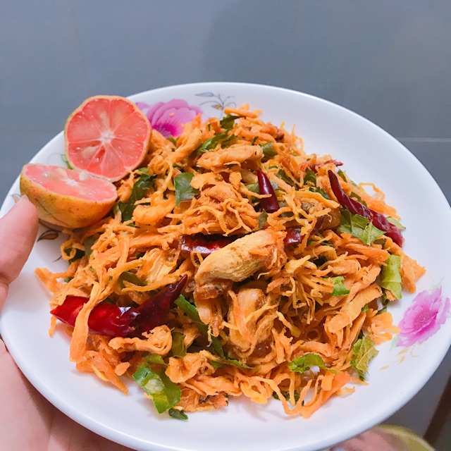Khô gà lá chanh homemade BA3815