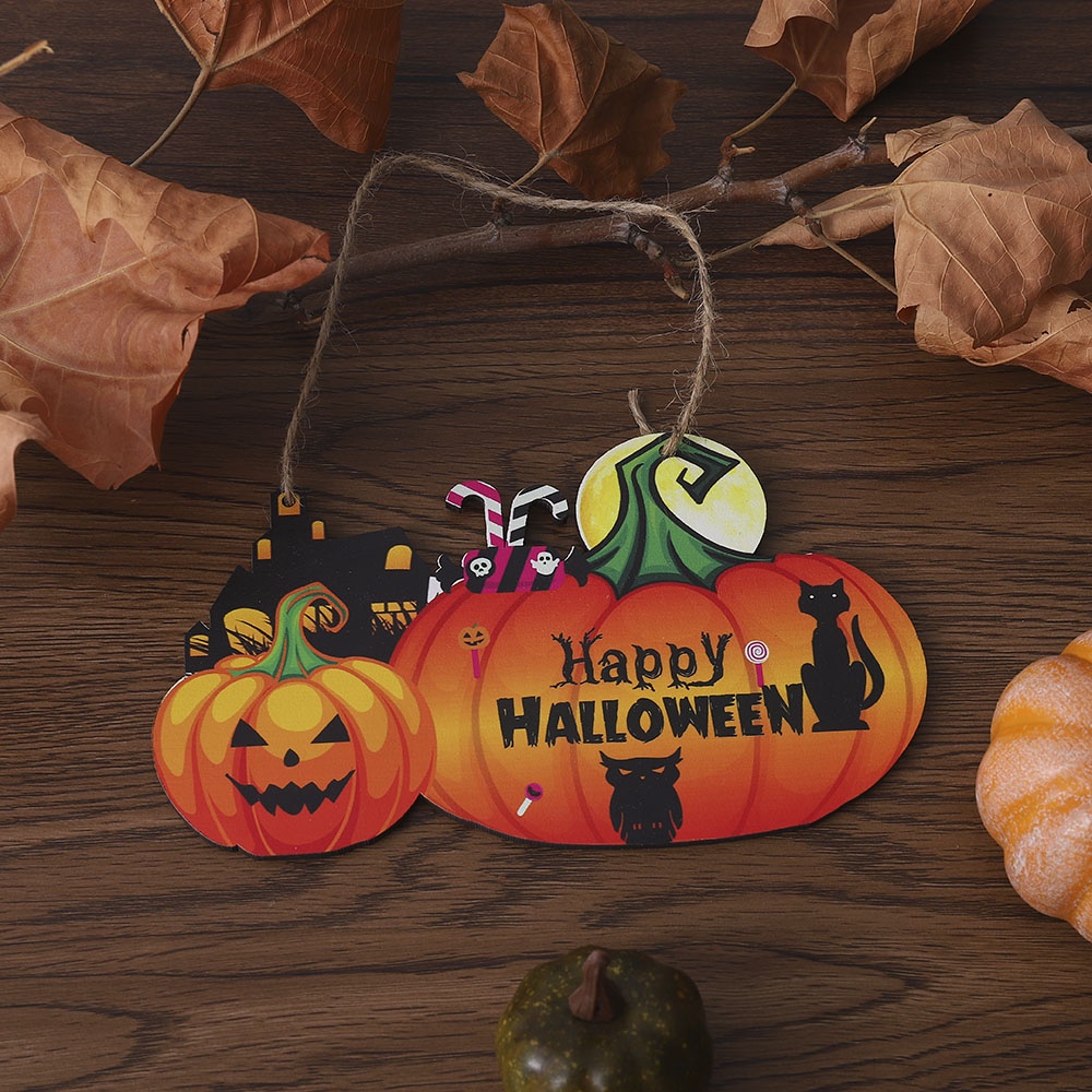 Chữ Gỗ Trang Trí Bàn Tiệc Halloween