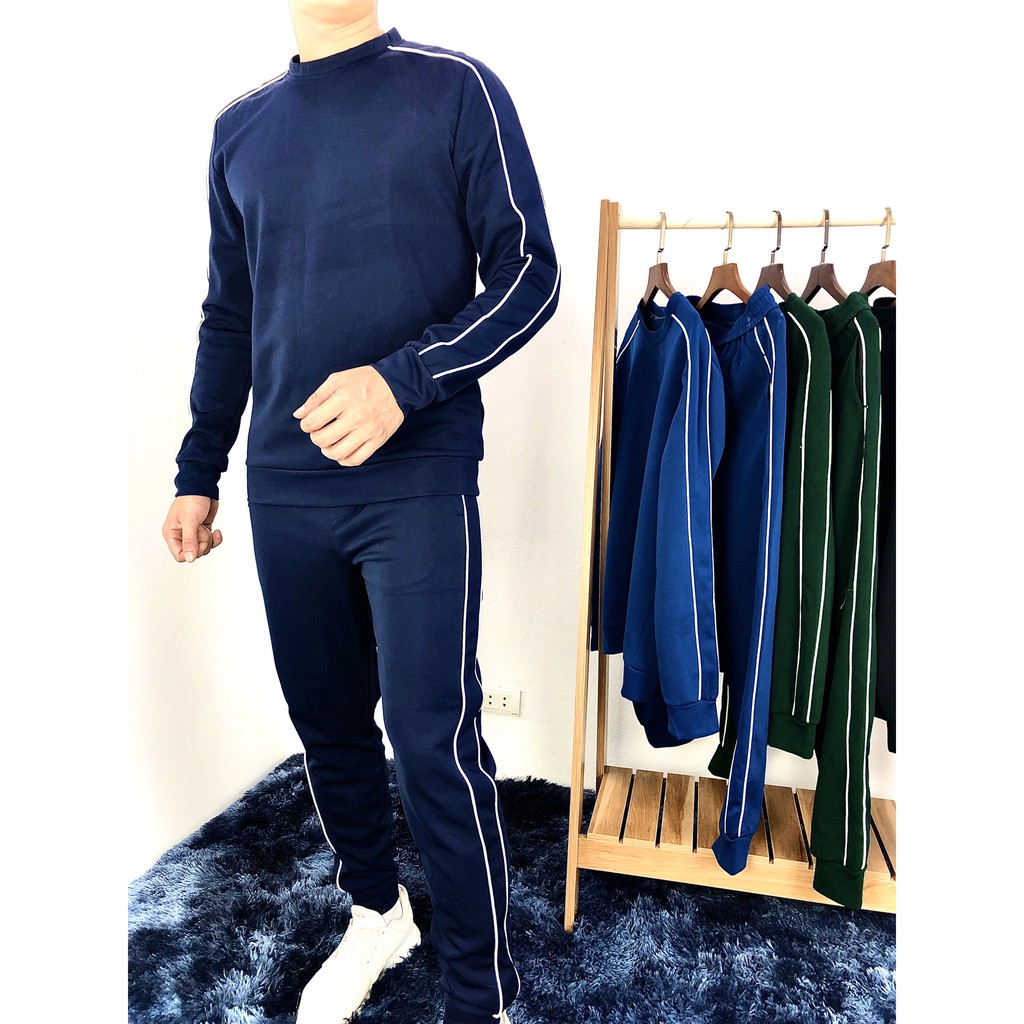 Bộ nỉ nam thu đông dài tay- Bộ thể thao thu đông nam | BigBuy360 - bigbuy360.vn