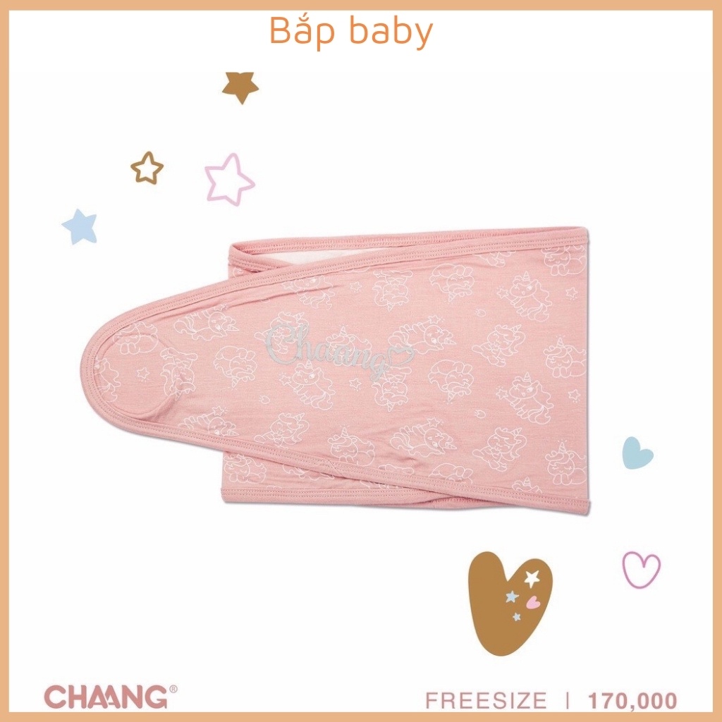 Quấn kén hugme CHAANG cho bé sơ sinh chất vải cotton BST Pony &amp; Dino