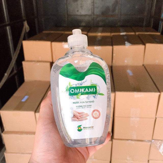 Nước rửa tay khô OMIKAMI 500ml (CÓ CHỨNG NHẬN CHẤT LƯỢNG)