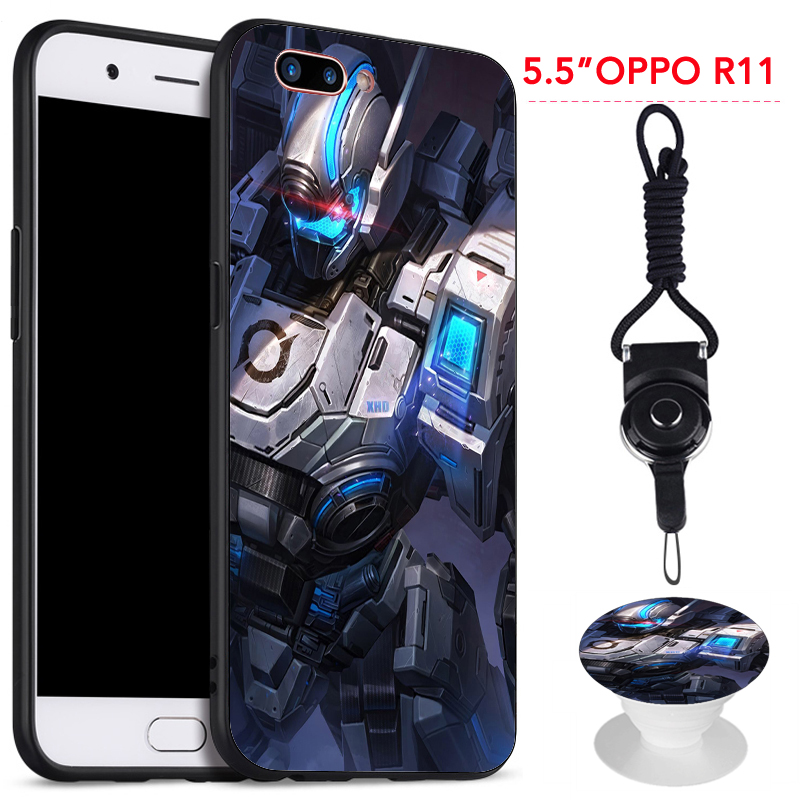 Ốp Điện Thoại Silicon Kèm Dây Đeo Cho Oppo R11 | BigBuy360 - bigbuy360.vn
