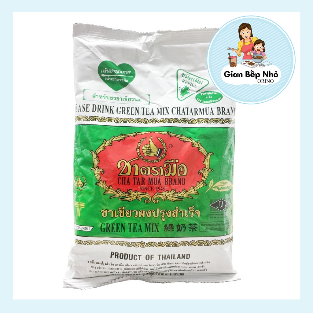 TRÀ THÁI XANH - Nguyên Liệu Nấu Trà Sữa Thái chiết lẻ (100G-200G-500G)