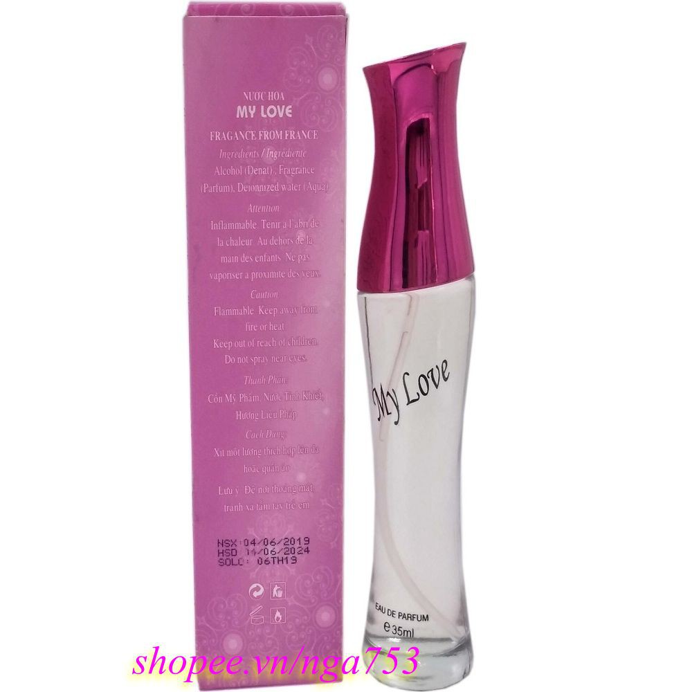 Nước Hoa Nữ 35ml My Love Chính Hãng.