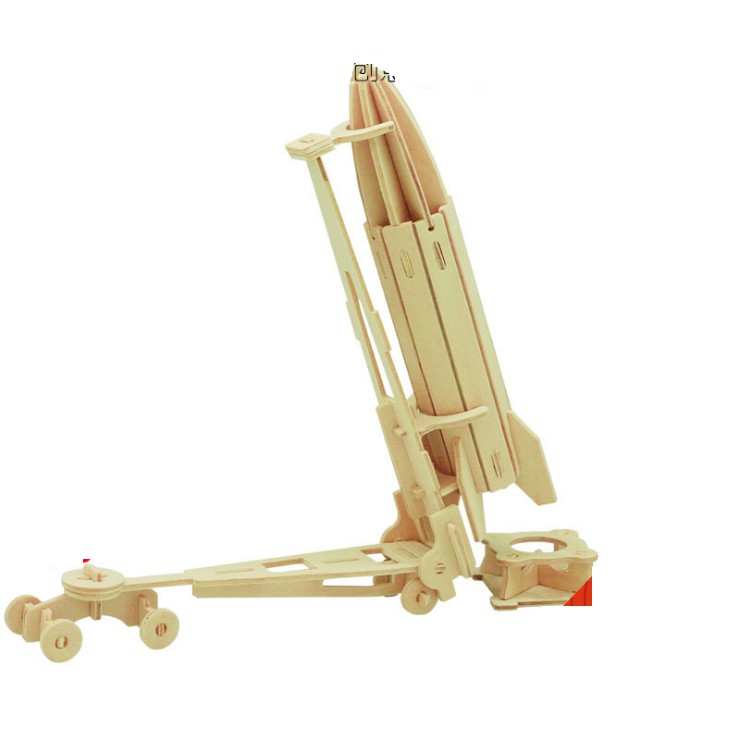 Đồ chơi lắp ráp gỗ 3D Mô hình Tên lửa JP266