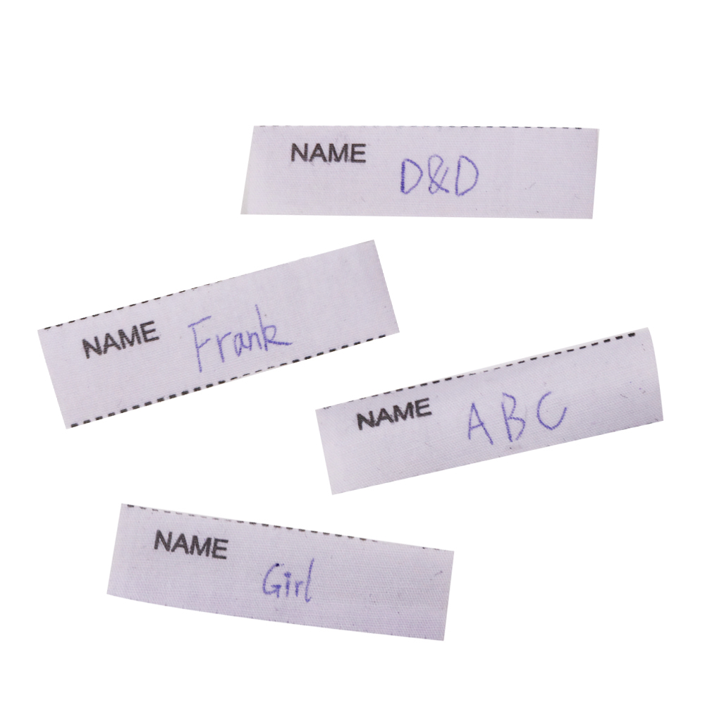 Daphne Set 200 Nhãn Tên Bằng Vải Không Dệt Có Thể Giặt Rửa Đa Ứng Dụng