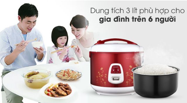 Nồi Cơm Nắp Gài Cuckoo 3 Lít Cr 1713