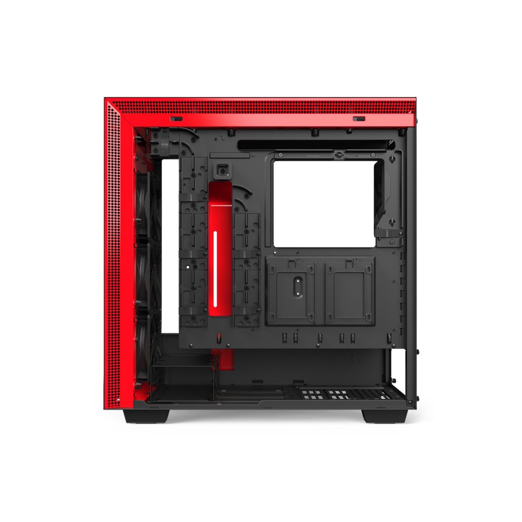 Vỏ Case NZXT H710 MATTE WHITE/ BLACK/ BLACK/RED
