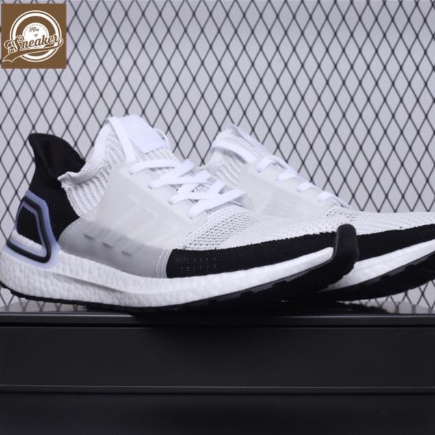 ( Uy tín nhất ) Giầy thể thao Ultra boost 19 white black trắng đen thời trang dạo phố * new RT ' '