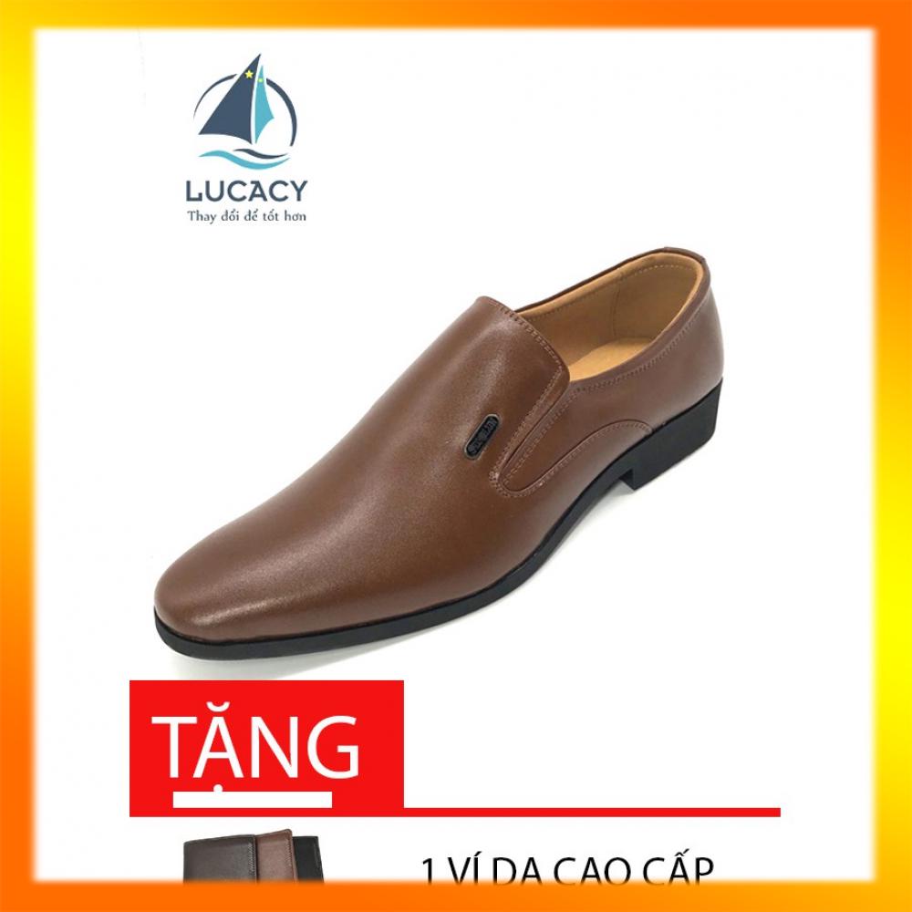 [MUA 1 ĐƯỢC 2] Giày lười nam công sở da thật bảo hành 1 năm-N1101MN