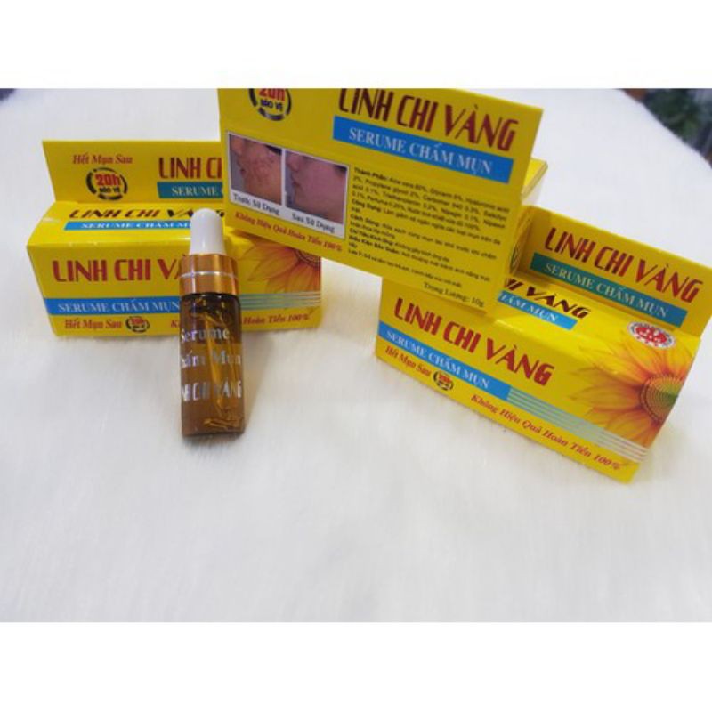 Serum chấm mụn linh chi vàng